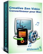 Creative Zen Vidéo Convertisseur pour Mac