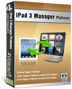 iPad 3 ManagerPlatinum  box