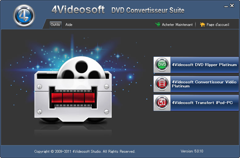 4Videosoft DVD Convertisseur Suite screen shot