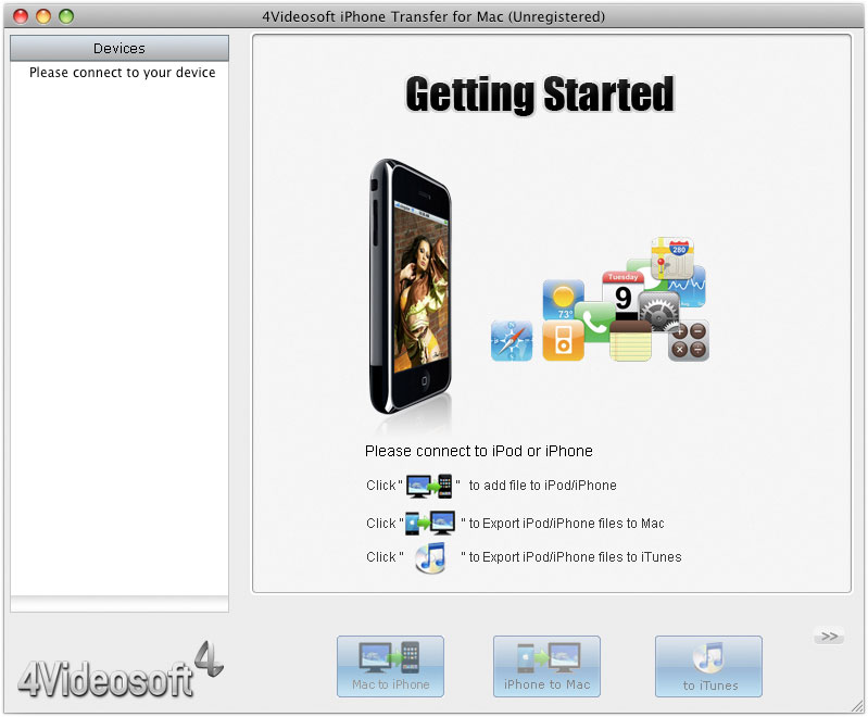 4Videosoft Transfert iPhone pour Mac