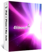 4Videosoft iPod + iPhone 4 Mac Suite