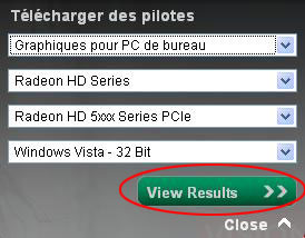 Select graphics driver